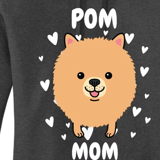 Pom Pomeranian Mom Mummy Mama Mum Mommy Mother Women's Pullover Hoodie