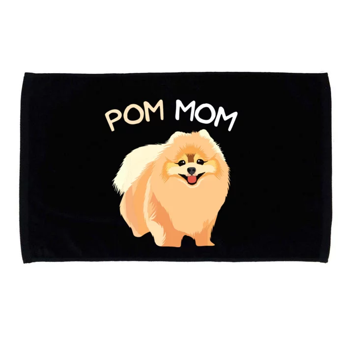 Pomeranian Pom Mom Pomeranian Mama Woman Microfiber Hand Towel