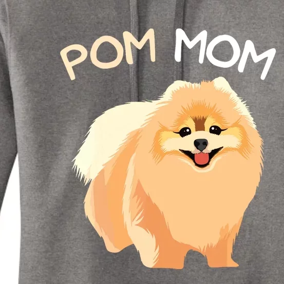 Pomeranian Pom Mom Pomeranian Mama Woman Women's Pullover Hoodie