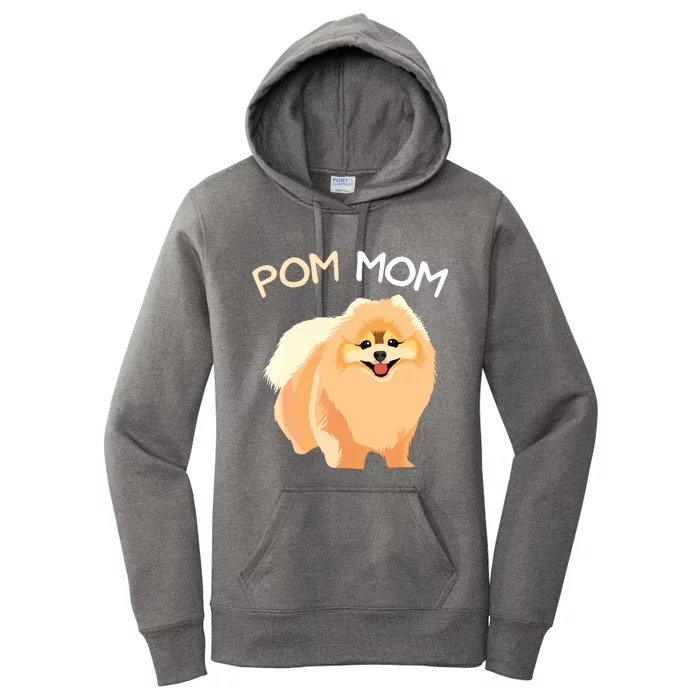 Pomeranian Pom Mom Pomeranian Mama Woman Women's Pullover Hoodie