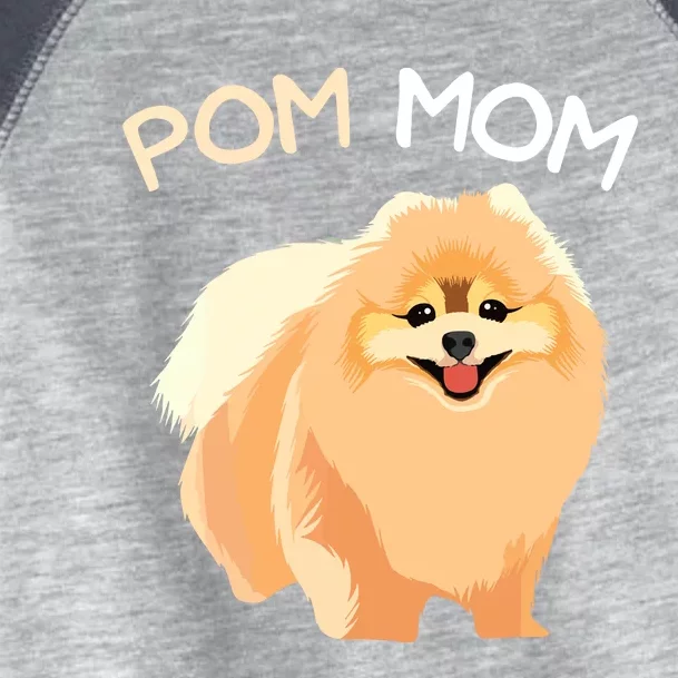 Pomeranian Pom Mom Pomeranian Mama Woman Toddler Fine Jersey T-Shirt