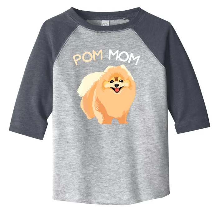 Pomeranian Pom Mom Pomeranian Mama Woman Toddler Fine Jersey T-Shirt