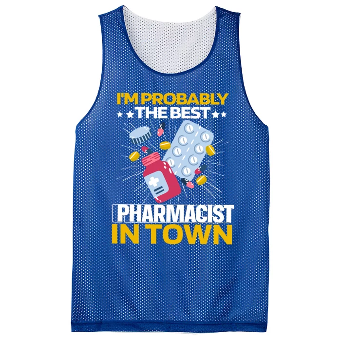 Pharmacy Pills Medicine Dispensary Cool Gift Pharmacist Gift Mesh Reversible Basketball Jersey Tank