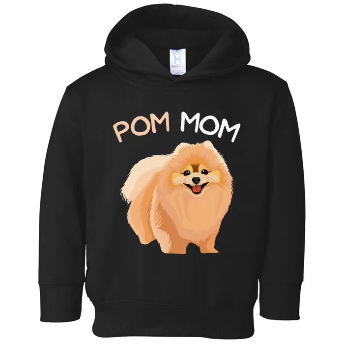 Pomeranian Pom Mom Dog Mama Toddler Hoodie