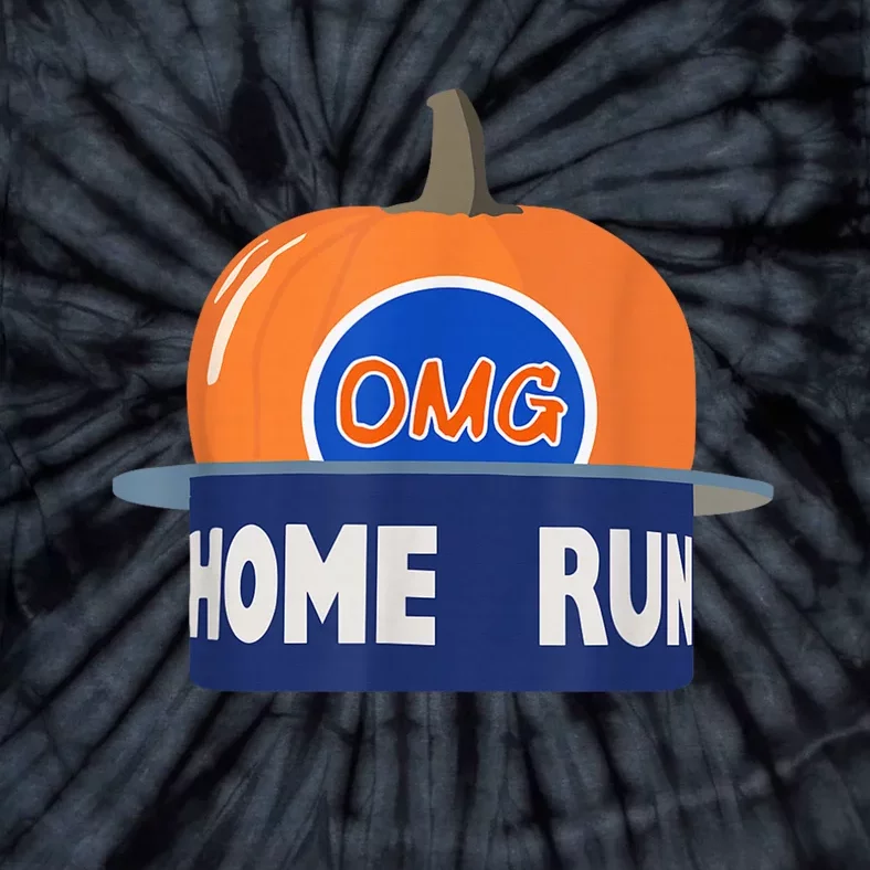 Playoff Pumpkin New York Omg Funny Pumpkin Hat Home Run Tie-Dye T-Shirt