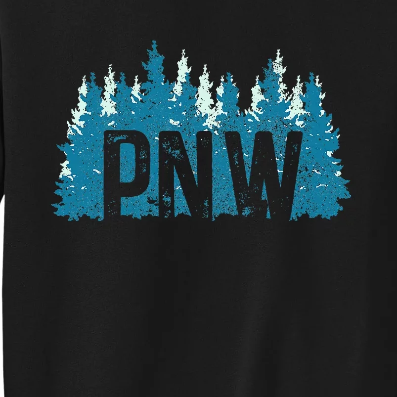 Pnw Pacific Northwest Mountains Idaho Oregon Washington Tall Sweatshirt