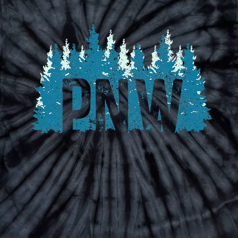 Pnw Pacific Northwest Mountains Idaho Oregon Washington Tie-Dye T-Shirt