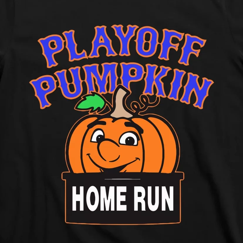 Playoff Pumpkin New York Omg With Smiling Pumpkin Face T-Shirt