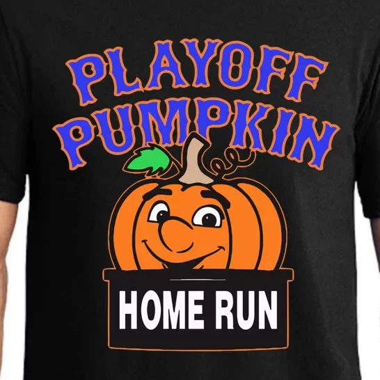 Playoff Pumpkin New York Omg With Smiling Pumpkin Face Pajama Set