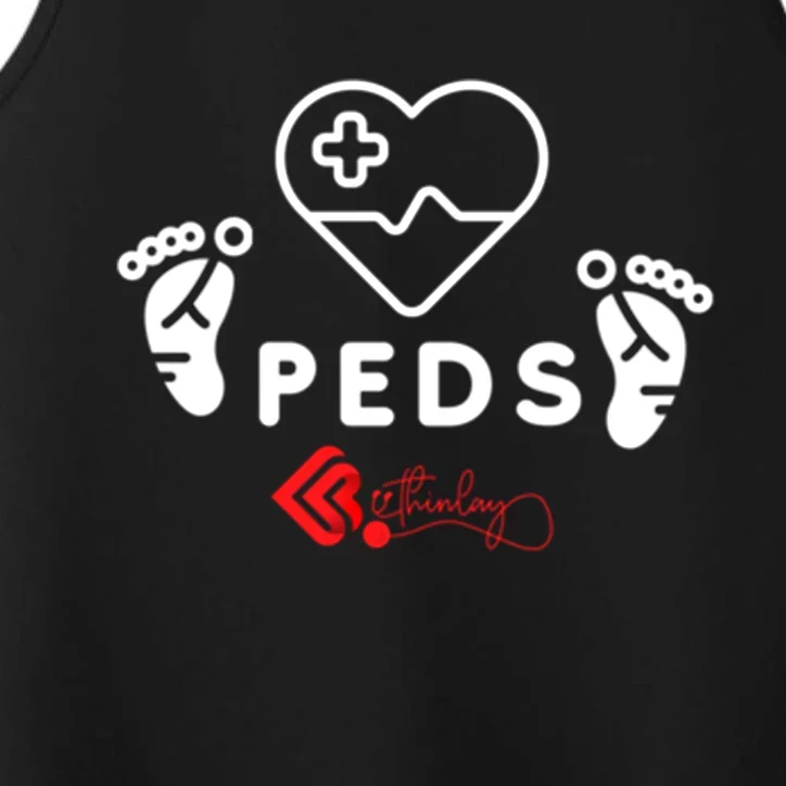 Pediatrics Peds Nurse Gift Performance Tank