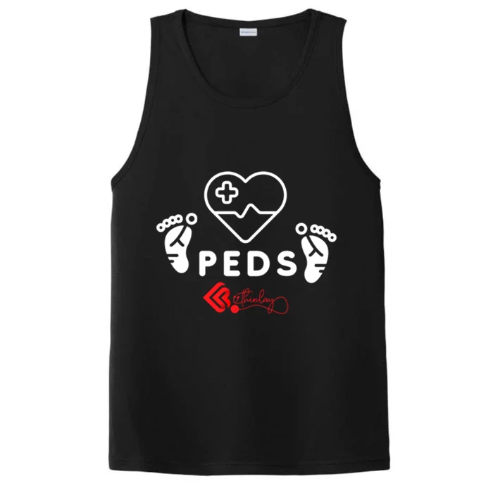 Pediatrics Peds Nurse Gift Performance Tank