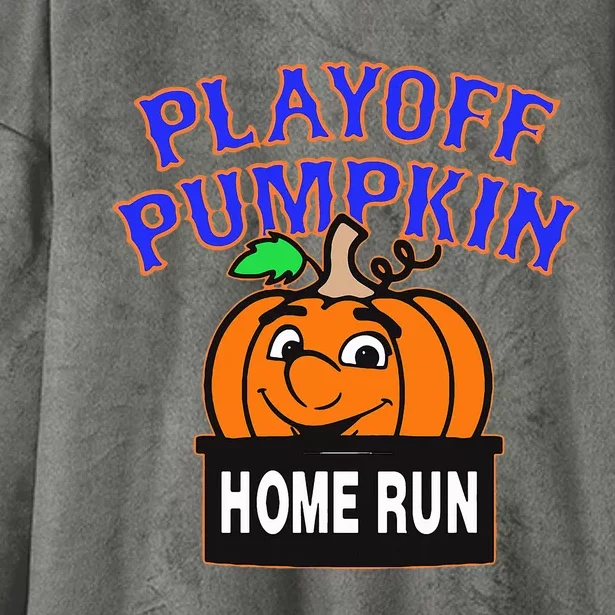 Playoff Pumpkin New York Omg Hooded Wearable Blanket