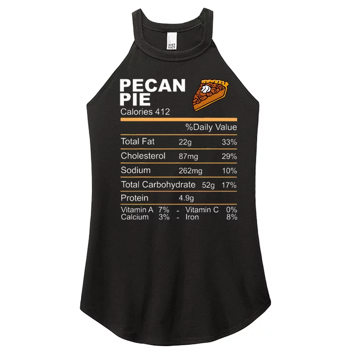 Pecan Pie Nutrition Facts Thanksgiving Women’s Perfect Tri Rocker Tank