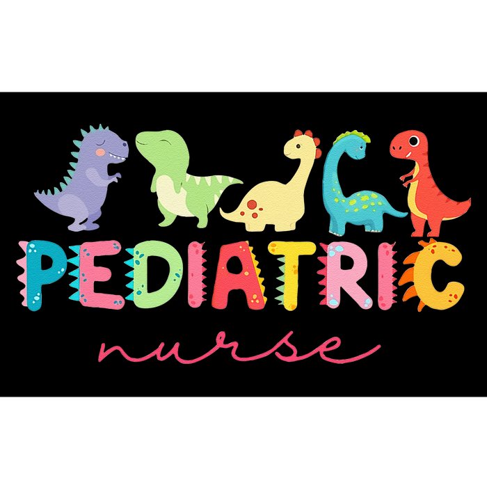 PICU Pediatric Nurse Dinosaurs Peds Nurse Crew Appreciation Bumper Sticker