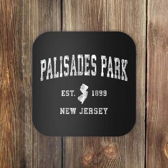 Palisades Park New Jersey Nj Vintage Athletic Sports Coaster