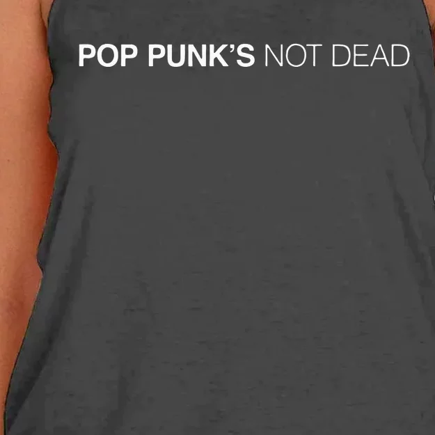 Pop Punks Not Dead Women's Knotted Racerback Tank