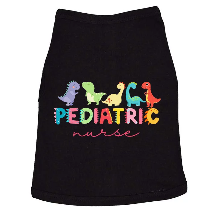 PICU Pediatric Nurse Dinosaurs Peds Nurse Crew Appreciation Doggie Tank