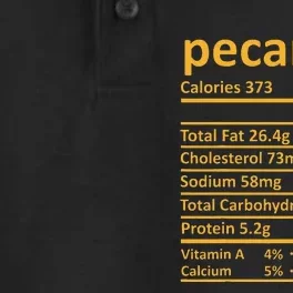 Pecan Pie Nutrition Thanksgiving Costume Food Fact Dry Zone Grid Performance Polo