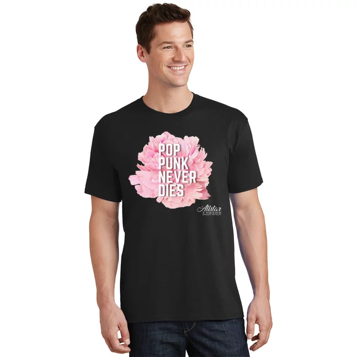 Pop Punk Never Dies Flower for Pop Punk T-Shirt