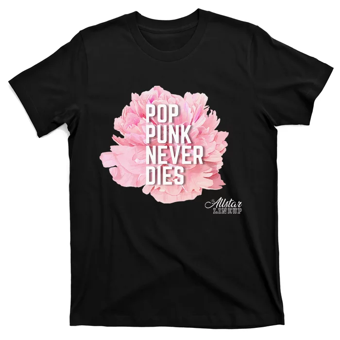 Pop Punk Never Dies Flower for Pop Punk T-Shirt