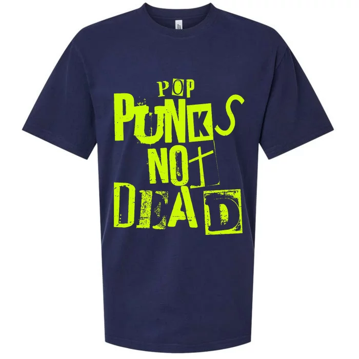 Pop Punks Not Dead Vintage Grunge Pop Punk Is Not Dead Sueded Cloud Jersey T-Shirt