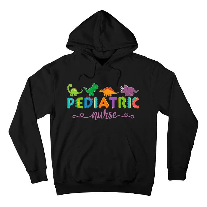 Picu Pediatric Nurse Dinosaurs Peds Nurse Hoodie