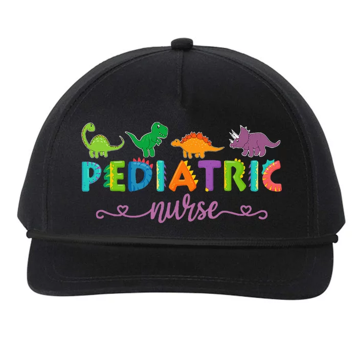 Picu Pediatric Nurse Dinosaurs Peds Nurse Snapback Five-Panel Rope Hat