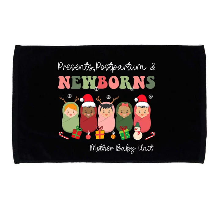 Presents Postpartum & Newborns Mother Baby Nurse Christmas Microfiber Hand Towel