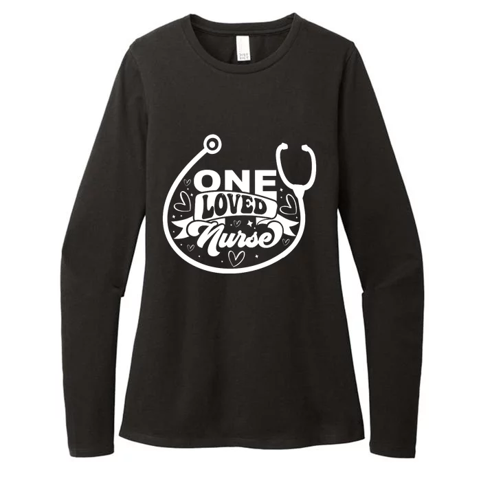 One Loved Nurse Womens CVC Long Sleeve Shirt