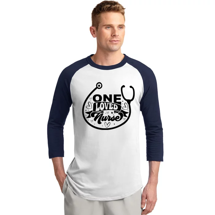 One Loved Nurse Baseball Sleeve Shirt