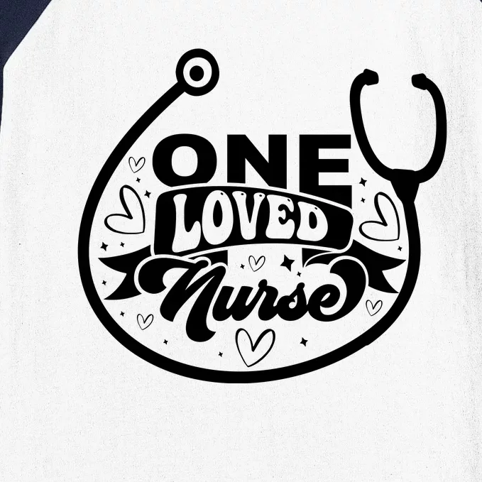 One Loved Nurse Baseball Sleeve Shirt