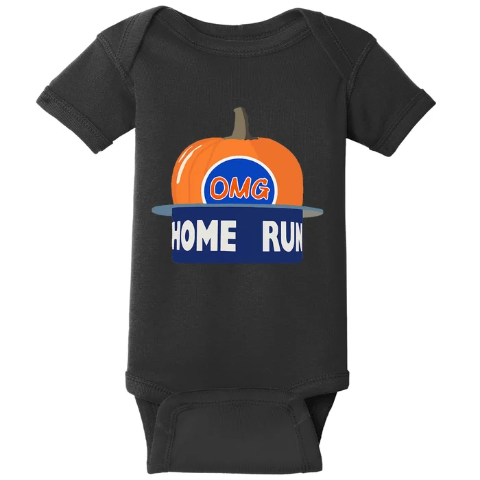 Playoff Pumpkin New York Omg Baby Bodysuit