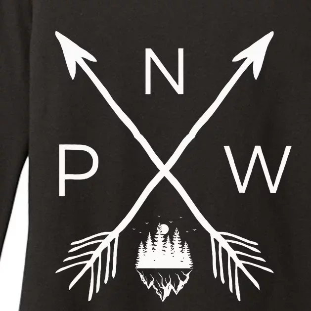 Pnw Pacific Northwest Cool Pnw Womens CVC Long Sleeve Shirt