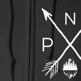 Pnw Pacific Northwest Cool Pnw Full Zip Hoodie