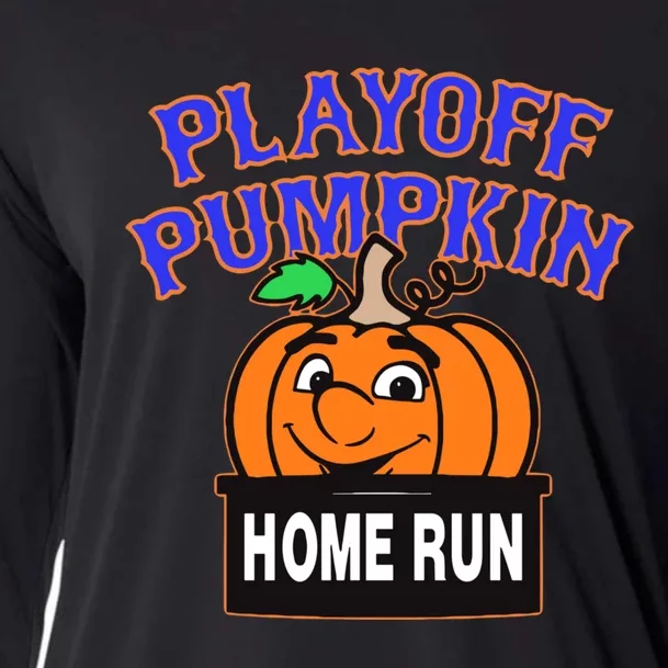 Playoff Pumpkin New York Omg Cooling Performance Long Sleeve Crew