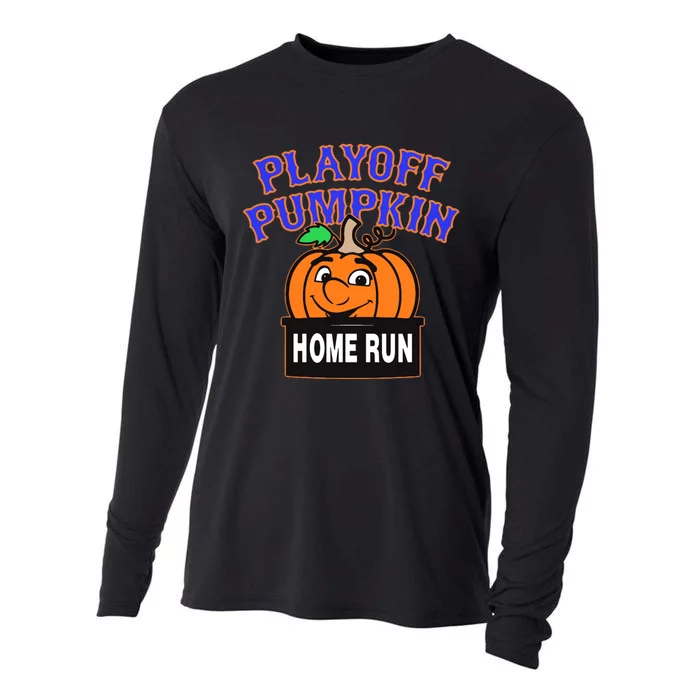 Playoff Pumpkin New York Omg Cooling Performance Long Sleeve Crew