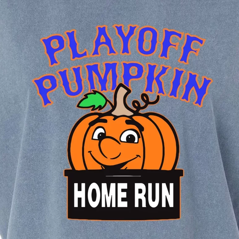 Playoff Pumpkin New York Omg Garment-Dyed Women's Muscle Tee