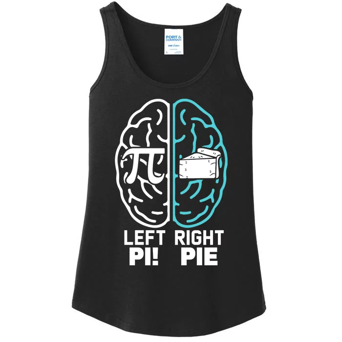 Left Right Funny Pi Day Ladies Essential Tank