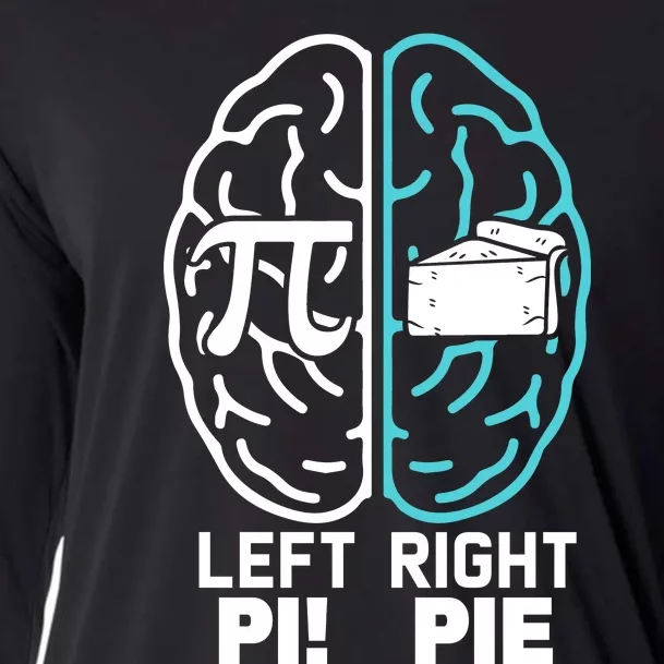 Left Right Funny Pi Day Cooling Performance Long Sleeve Crew