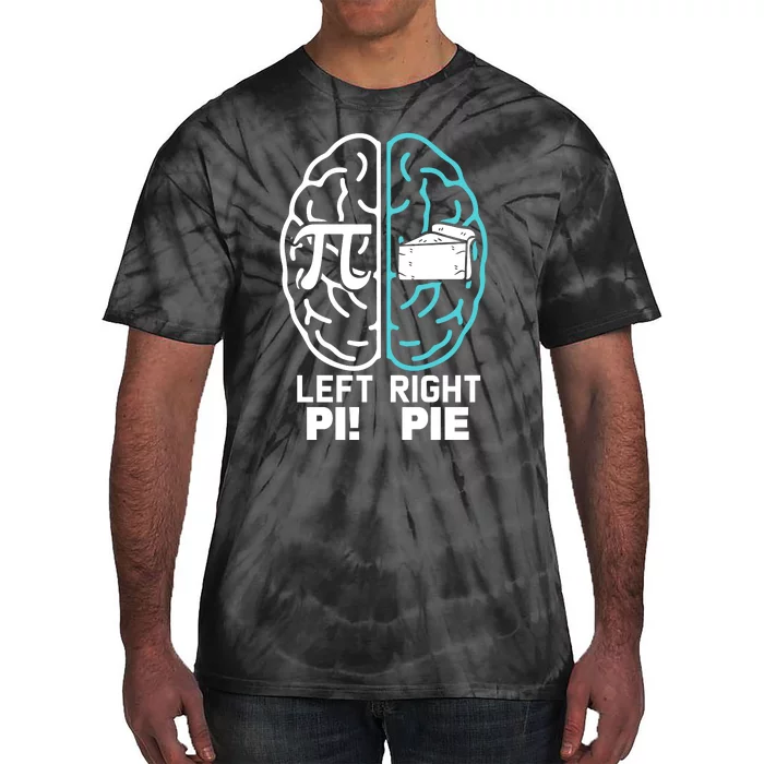 Left Right Funny Pi Day Tie-Dye T-Shirt