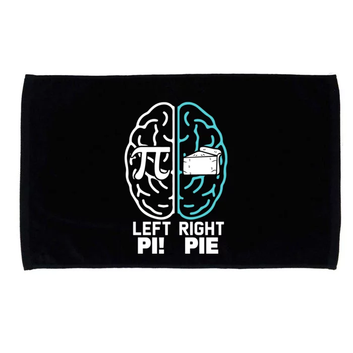 Left Right Funny Pi Day Microfiber Hand Towel