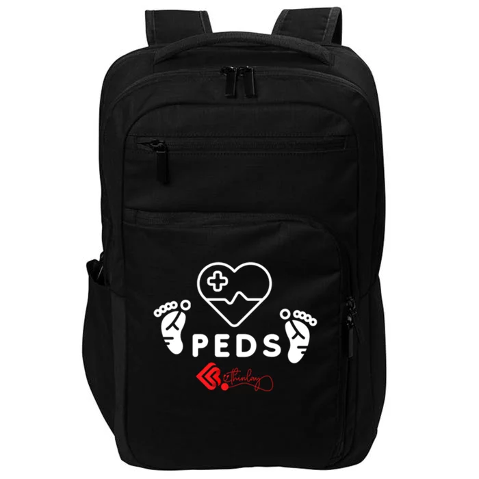 Pediatrics Peds Nurse Gift Impact Tech Backpack