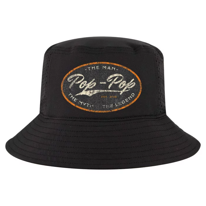 Pop Pop New Grandpa Est. 2024 The Man Myth Legend Cool Comfort Performance Bucket Hat