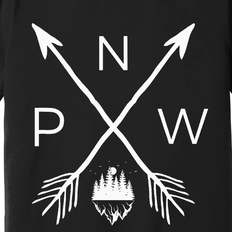 Pnw Pacific Northwest Cool Pnw Premium T-Shirt