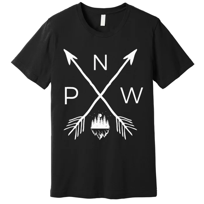 Pnw Pacific Northwest Cool Pnw Premium T-Shirt