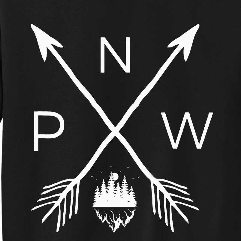 Pnw Pacific Northwest Cool Pnw Tall Sweatshirt