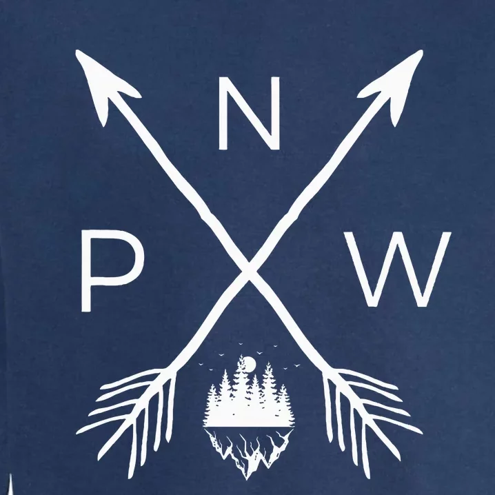 Pnw Pacific Northwest Cool Pnw Garment-Dyed Sweatshirt