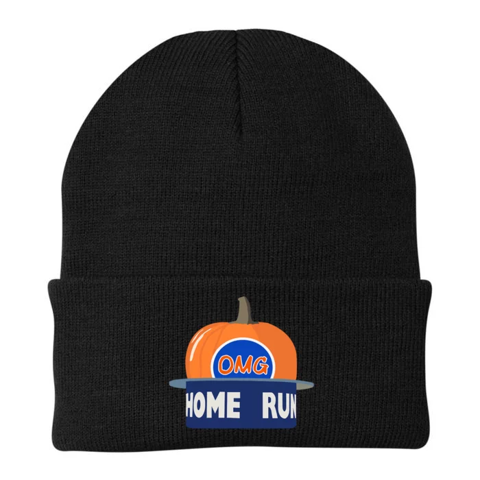 Playoff Pumpkin New York Omg Knit Cap Winter Beanie