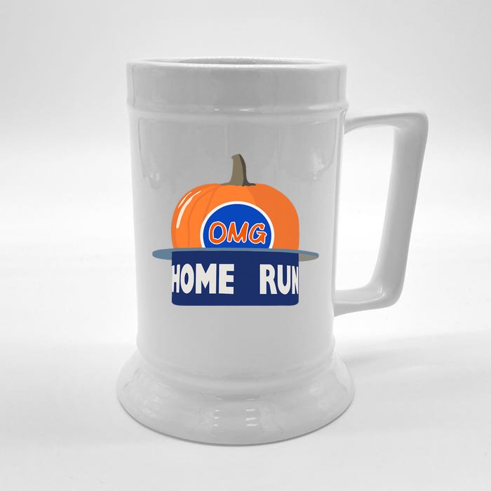 Playoff Pumpkin New York Omg Front & Back Beer Stein