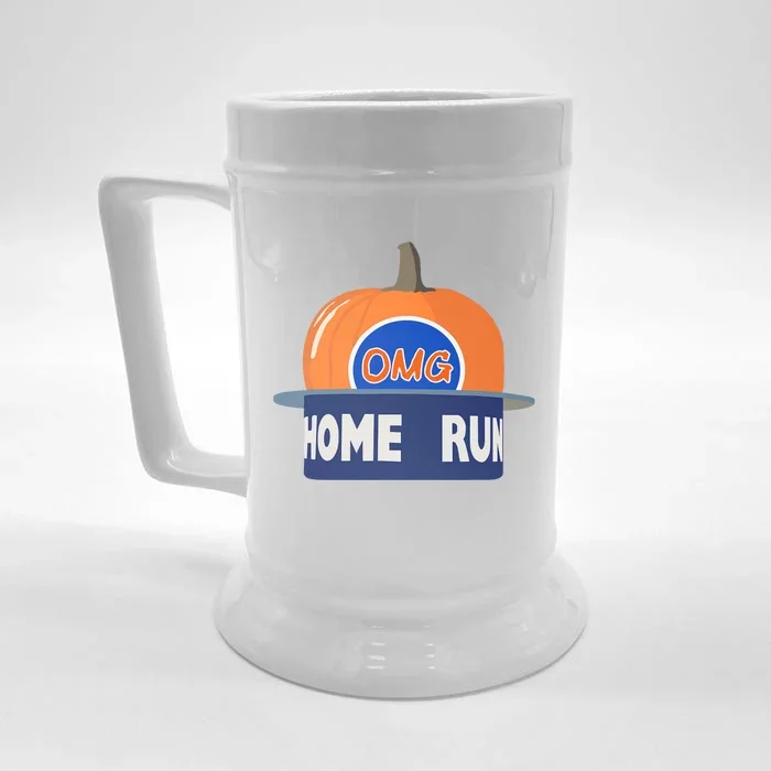 Playoff Pumpkin New York Omg Front & Back Beer Stein